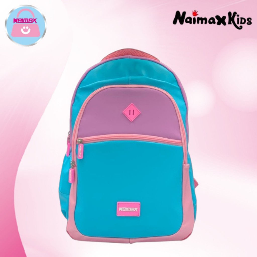 Tas Ransel Sekolah Anak Perempuan DailyPack SD SMP Pink | Naimax Kids Keren & Awet