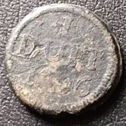 koleksi koin kuno 1 duit voc nodmund 1796 & 1797