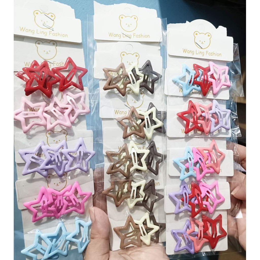 ( 5 SET / 15PCS) JEPIT RAMBUT BINTANG VIRAL