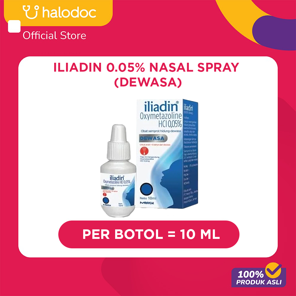 Iliadin Dewasa 0.05% Nasal Spray 10 ml