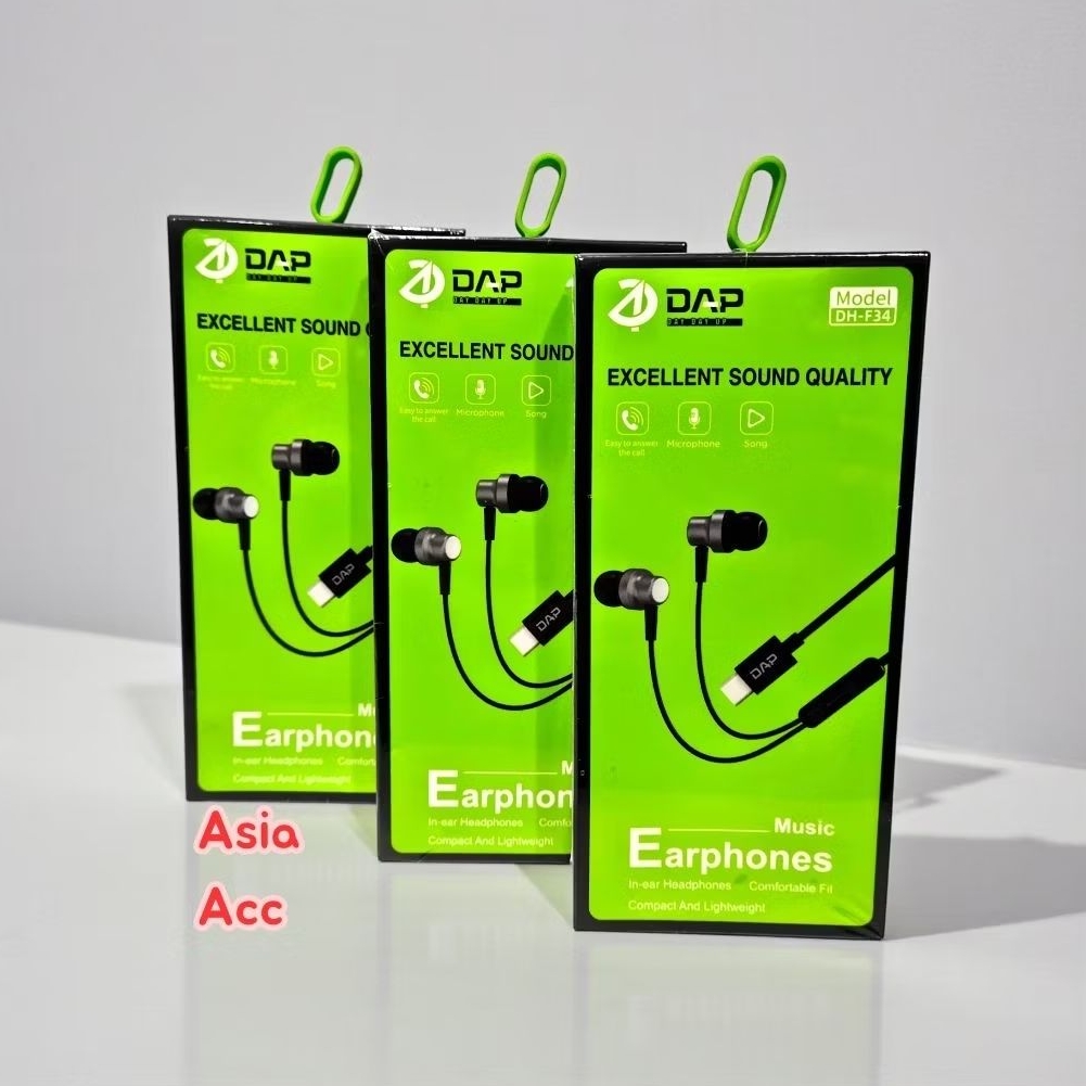 Headset DAP DH-F34 Type C Hansfree Handset HF DAP Type C DH-F34 Earphone DAP Type C DH-F34
