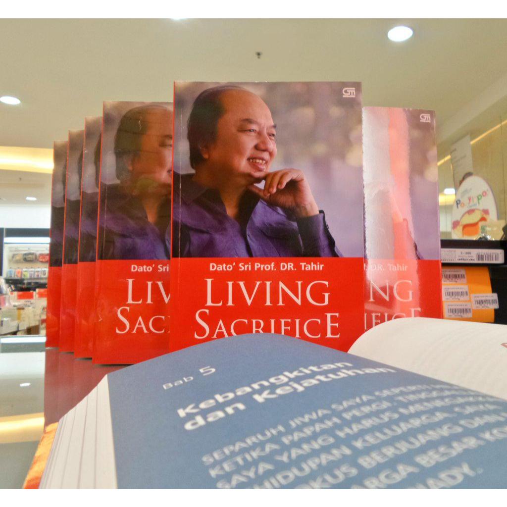 Buku Dato Sri Prof Dr Tahir Living Sacrifice | Inspirasi Penguatan Iman dan Perubahan Hidup | Origin