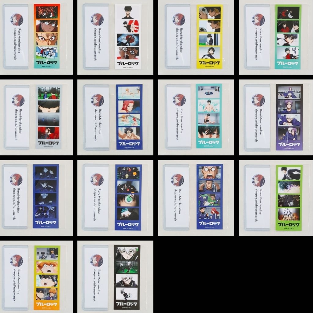 Blue Lock Anime Scene Photostrip Card