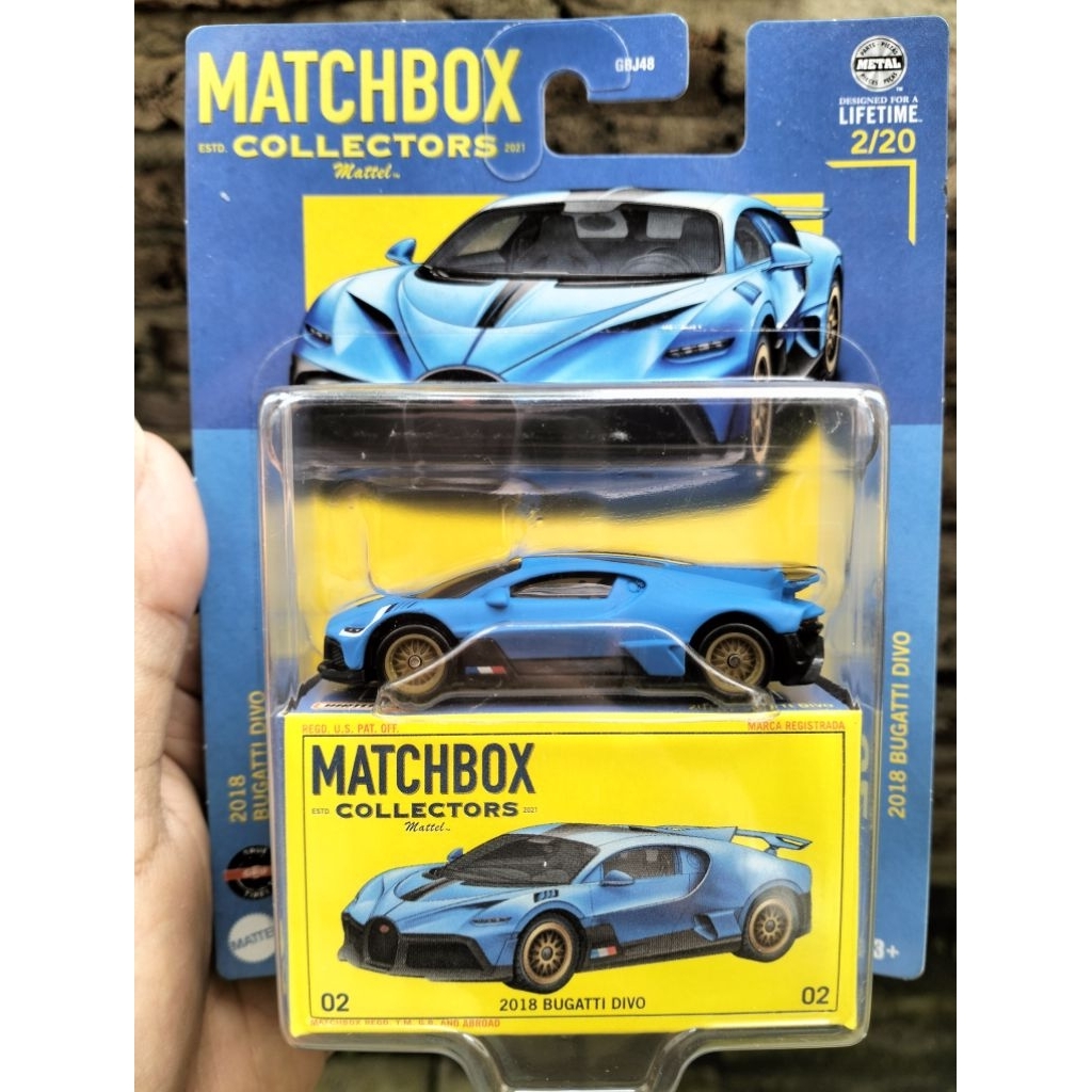 matchbox collector Bugatti divo