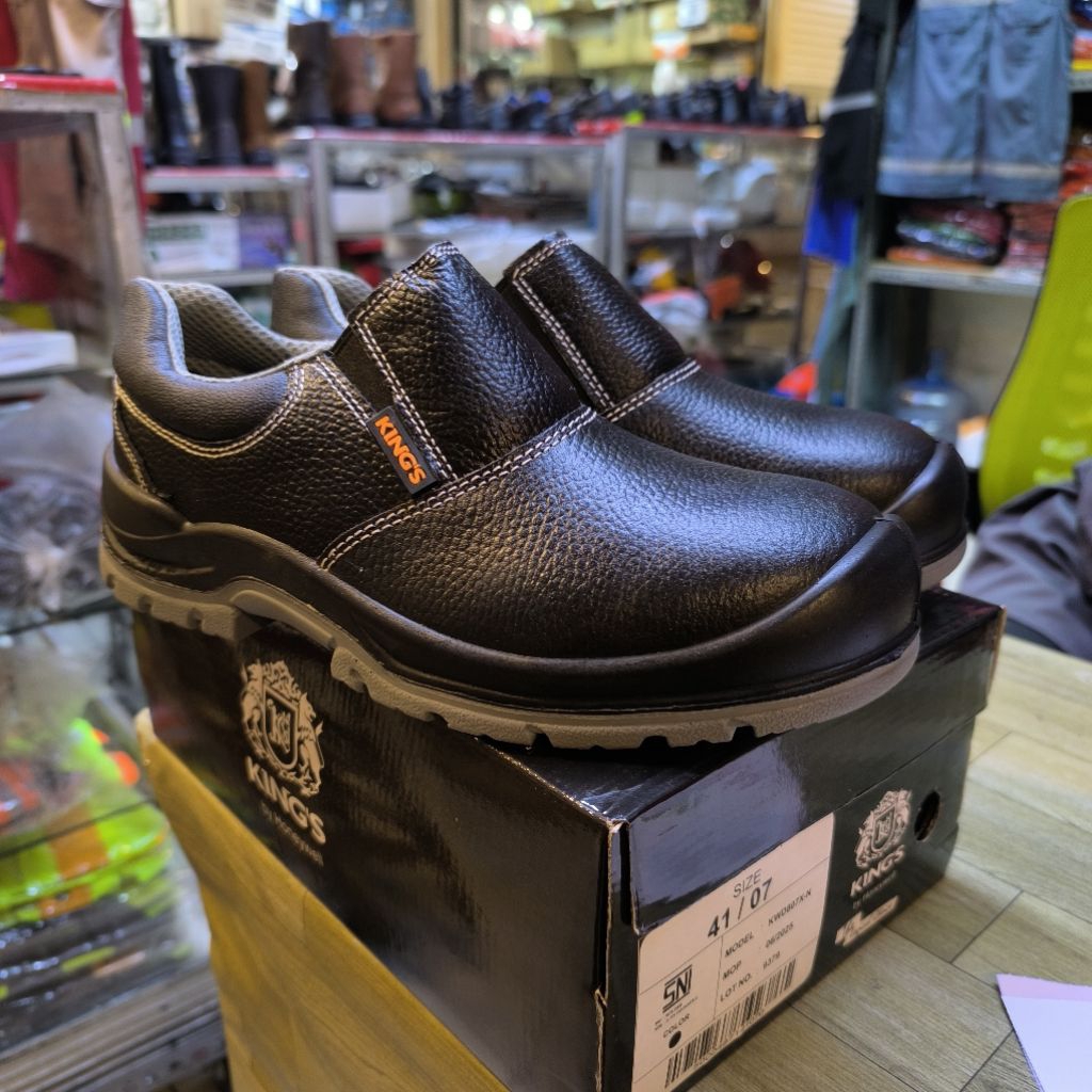 SEPATU SAFETY KINGS TYPE KWD 807X - KINGS 807 X - SEPATU PROYEK - KWD 807X PRODUKSI TERBARU - SAFETY