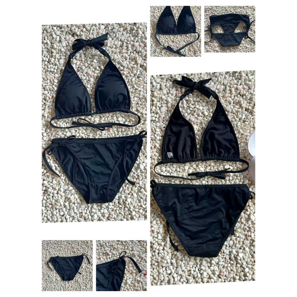 BK 3330 AK - Bikini pantai model ikat dengan busa