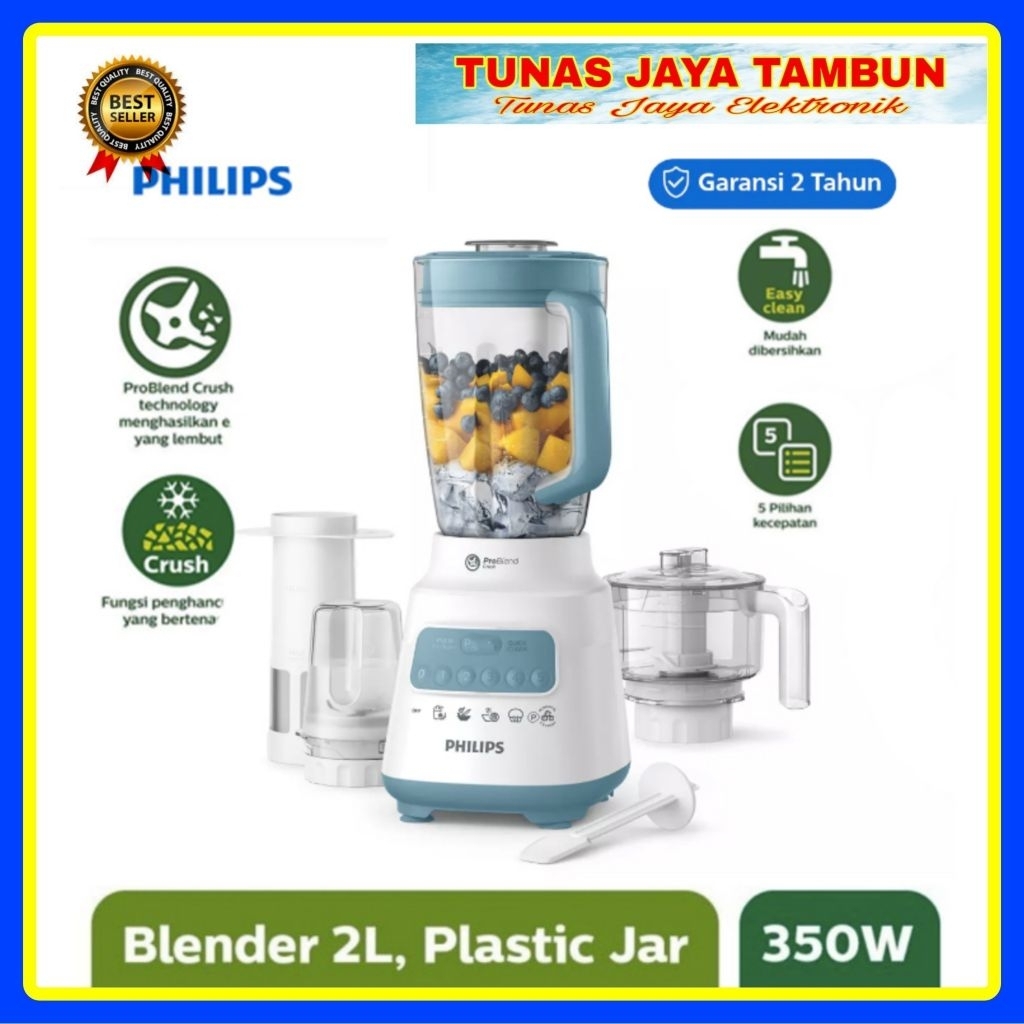 BLENDER PHILIPS HR 2223 / BLENDER PHILIPS + CHOPPER HR 2223 / BLENDER PHILIPS 2 LITER + CHOPPER