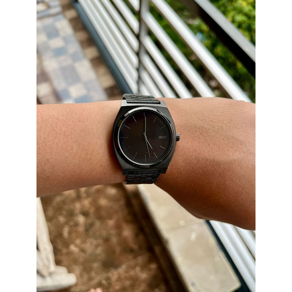 Jam Tangan Nixon Full Black Stainless Steel