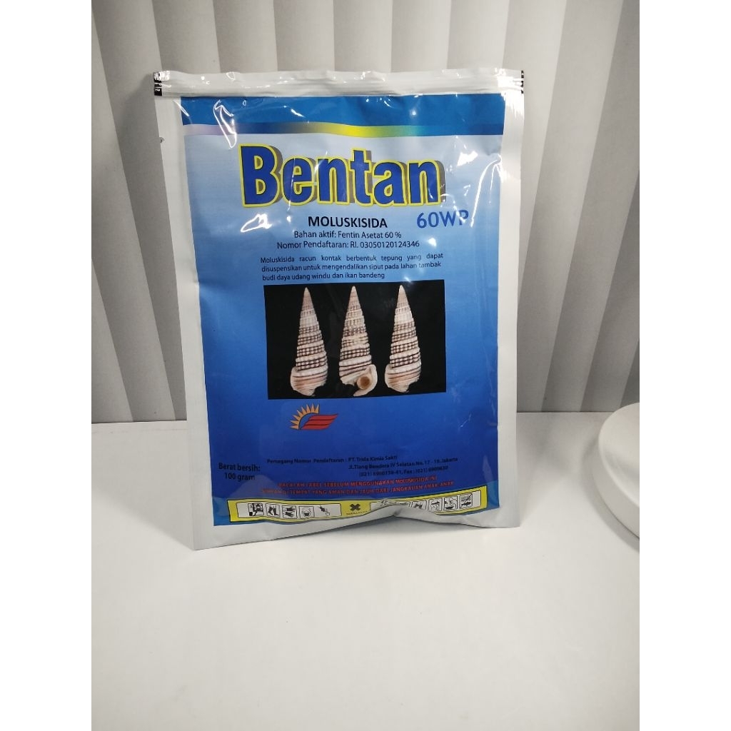 BENTAN 60wp 100gr, untuk mengendalikan siput