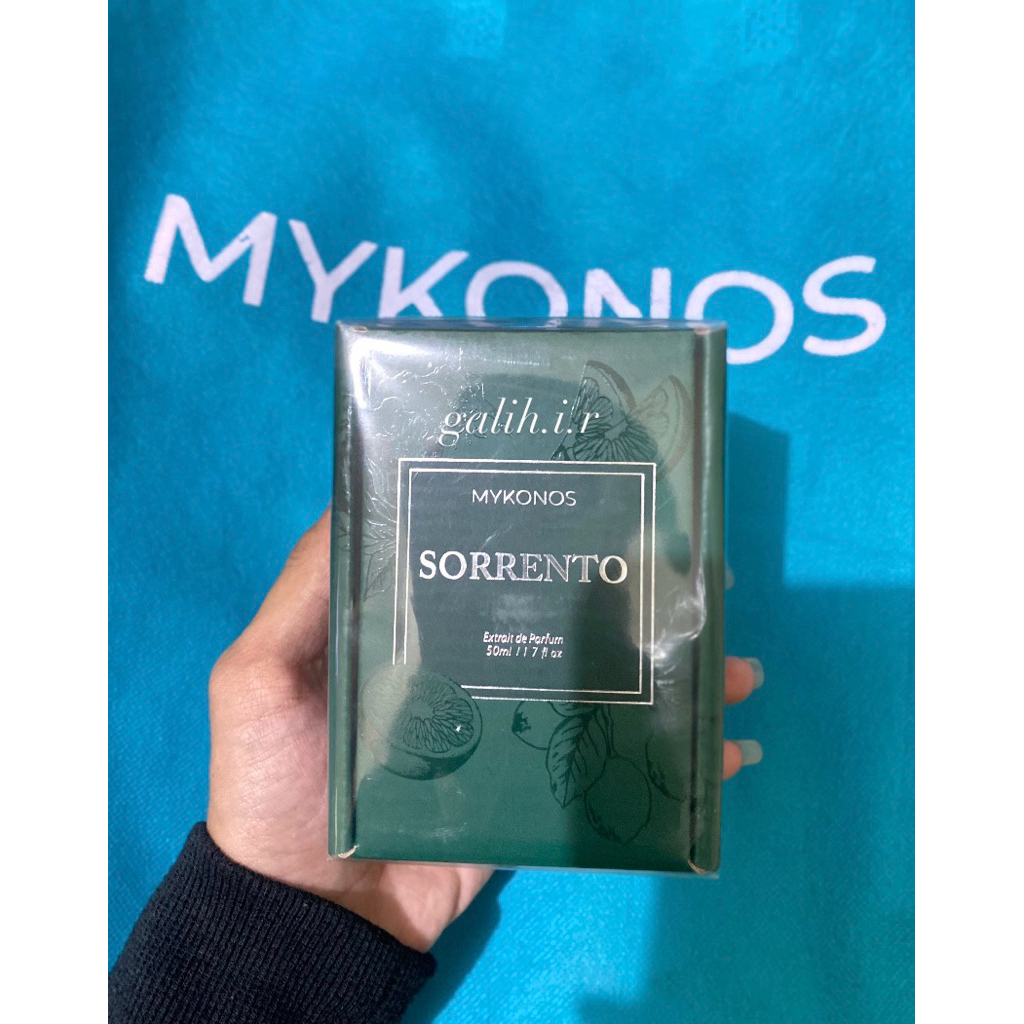 MYKONOS SORRENTO 50ML BNIB (NEW SEGEL) // MYKONOS SORRENTO
