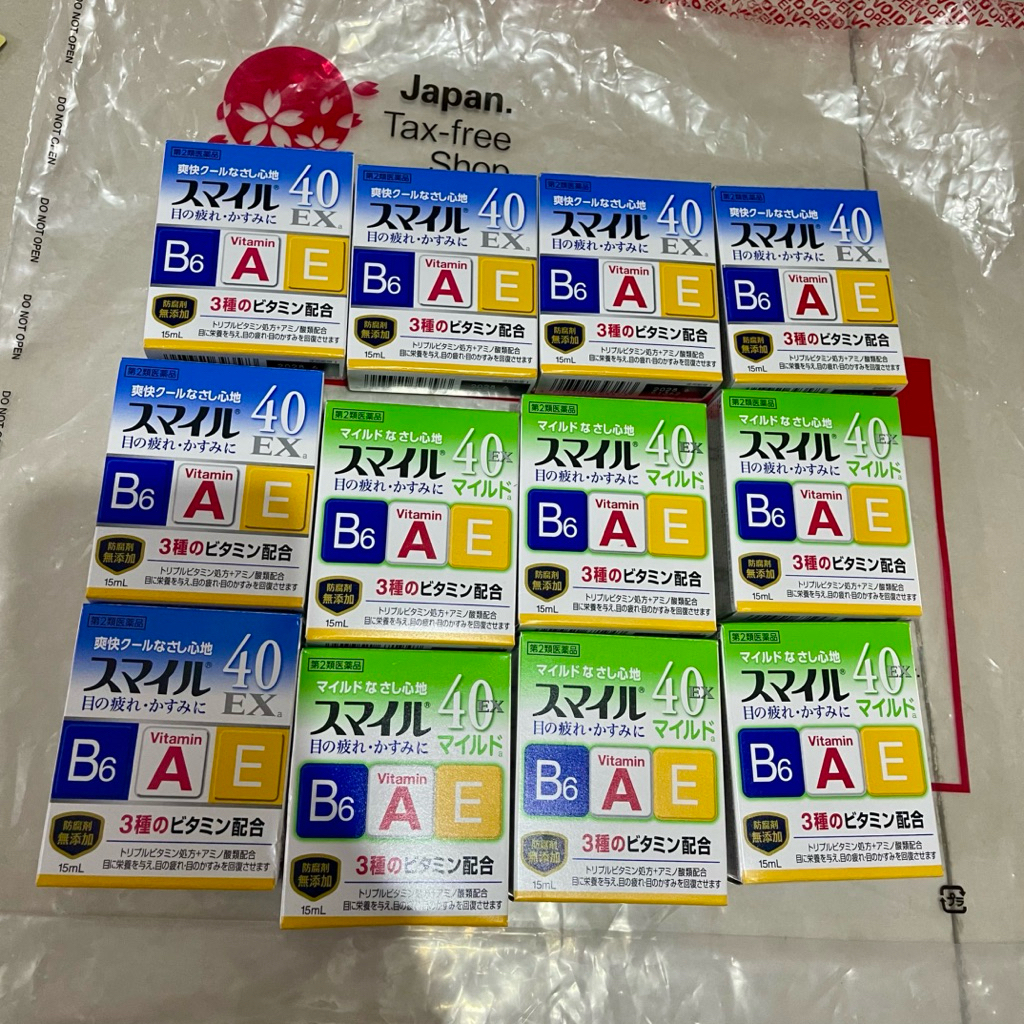 LION Smile 40 EX Eye Drop - Mild 15ml tetes mata jepang