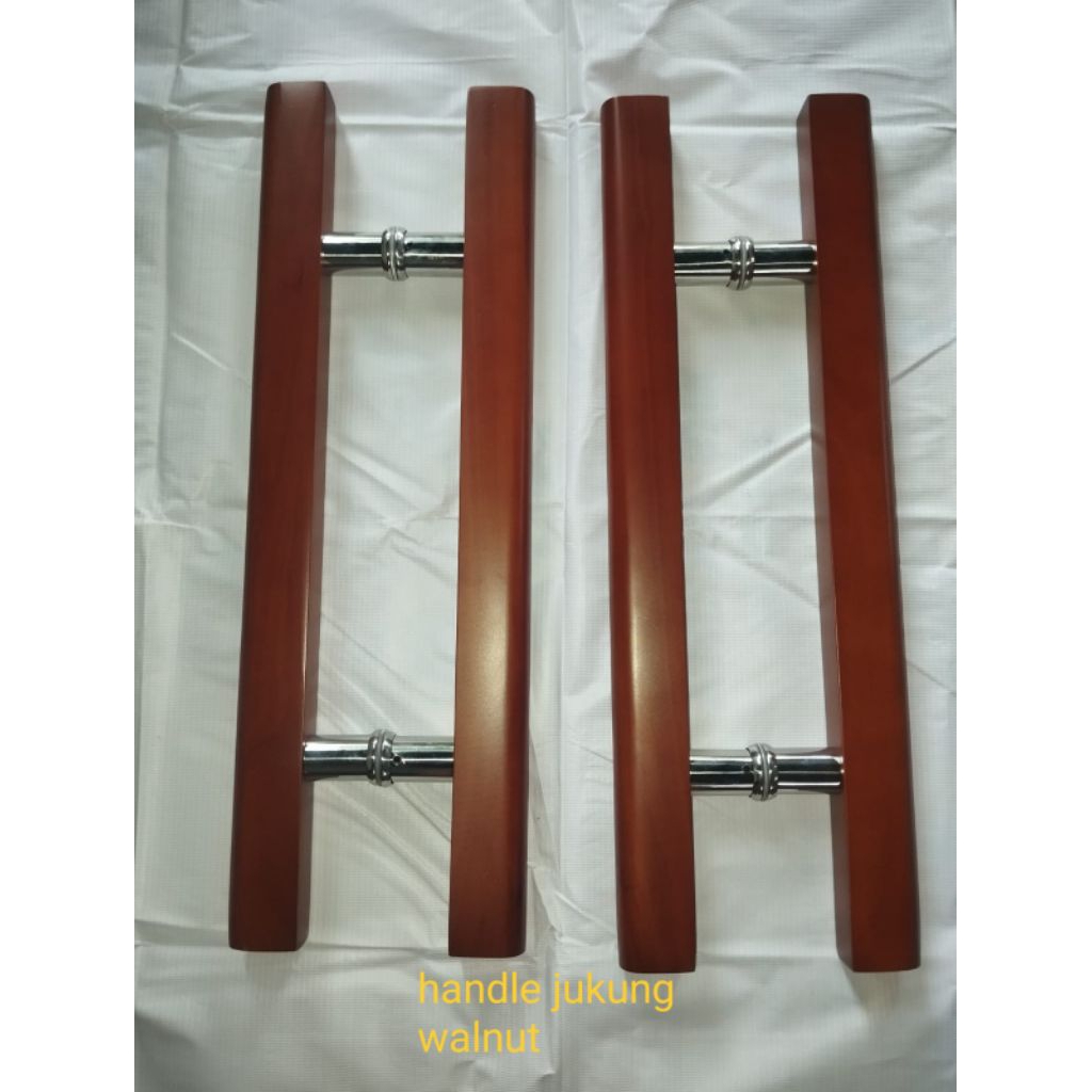 Handle pintu rumah tembus||pegangan pintu kayu jati