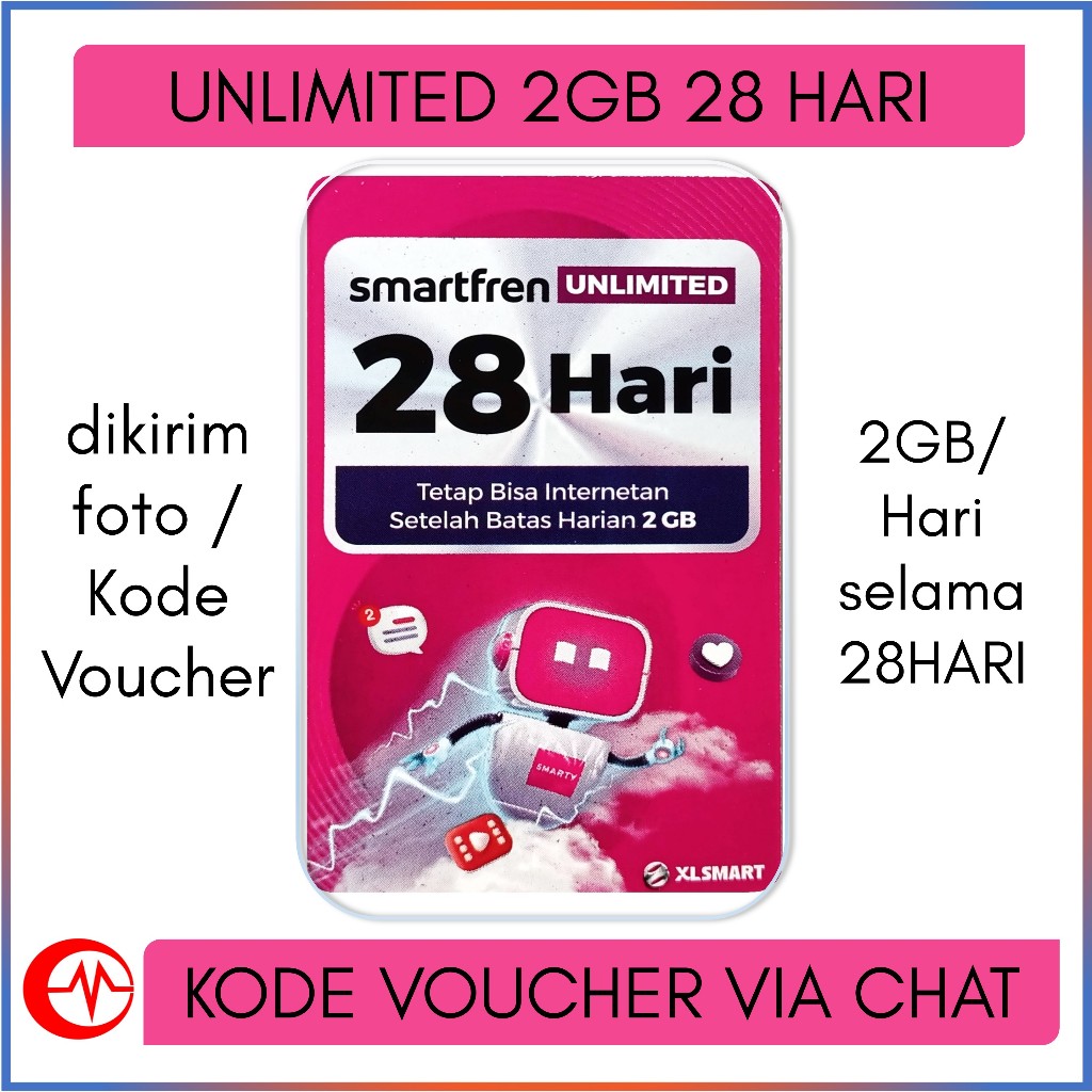 Voucher Smartfren Unlimited 2GB 28 hari