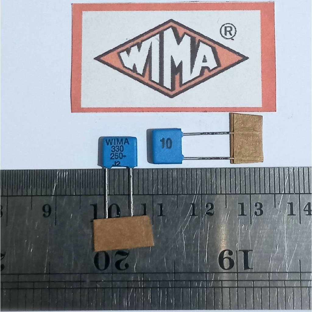 Capasitor WIMA 330pF 250v 10% FKP1 MKP FKP 1 audio grade