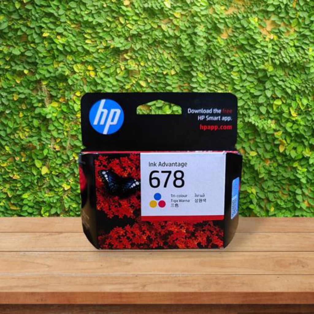 Tinta Cartridge HP 678 Color Original untuk printer HP 1515,2545