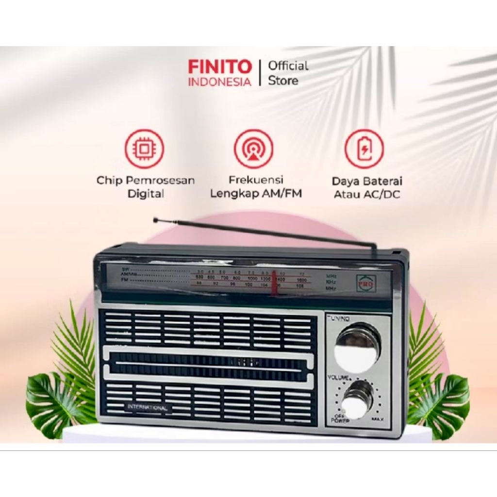 Radio Baru Finito Radio FM,AM dan SW