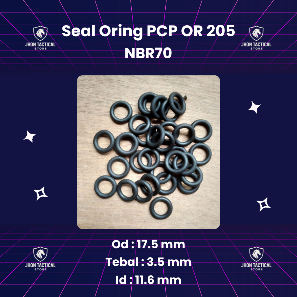 Seal Oring PCP OR 205 NBR70 - Karet Seal PCP / Oring Sil PCP