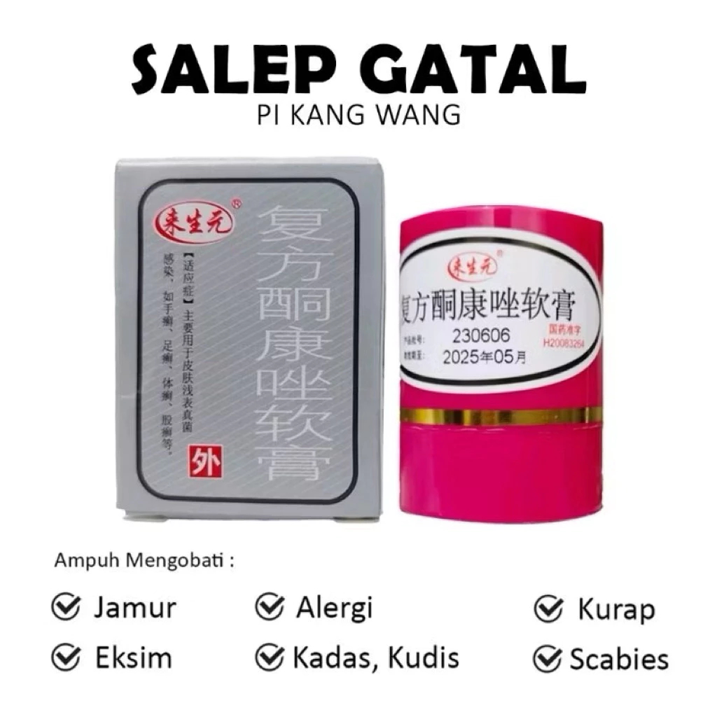 Salep Kulit Gatal Kl Bl PKW Salep Eksim Gatal Selangkangan Kudis Kutu Air Panu Jamuran Paling Ampuh