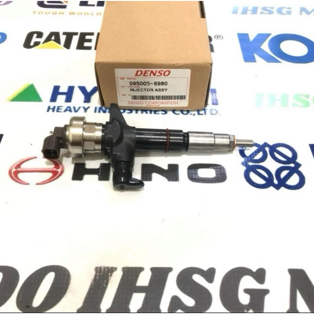 095000-6980 NOZZLE INJECTOR SH130-5 SH130-6 SH130 INJECTOR ASSY OEM BAGUS