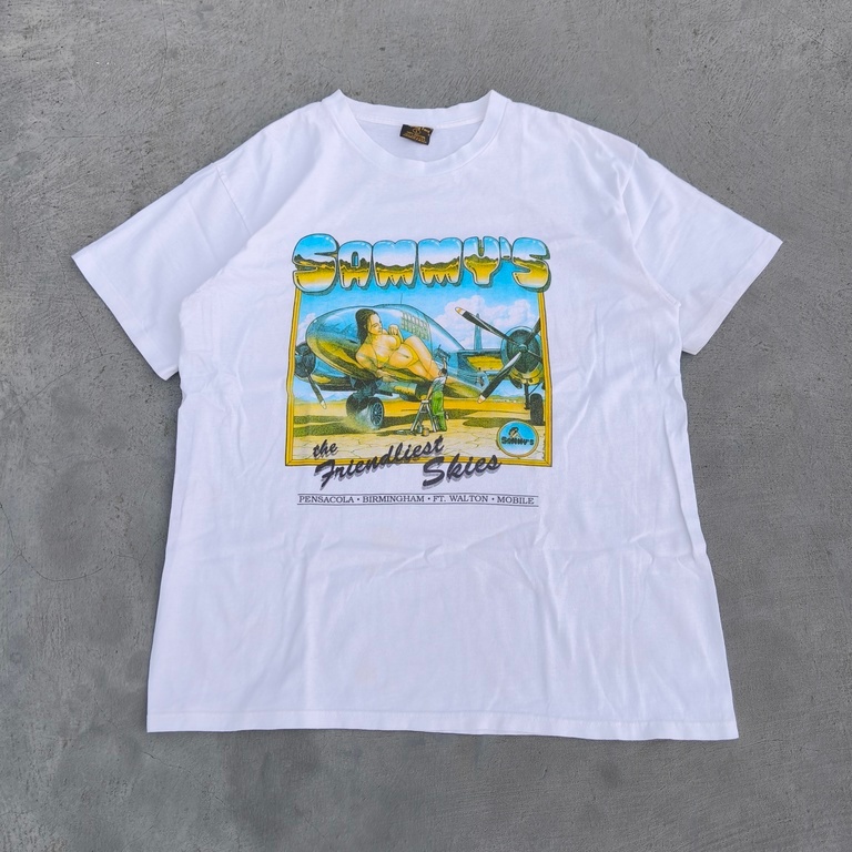 Tshirt Baju Kaos Art Kaos Murah Kaos Second Kaos Vintage Kaos Art Vintage Pesawat Plane