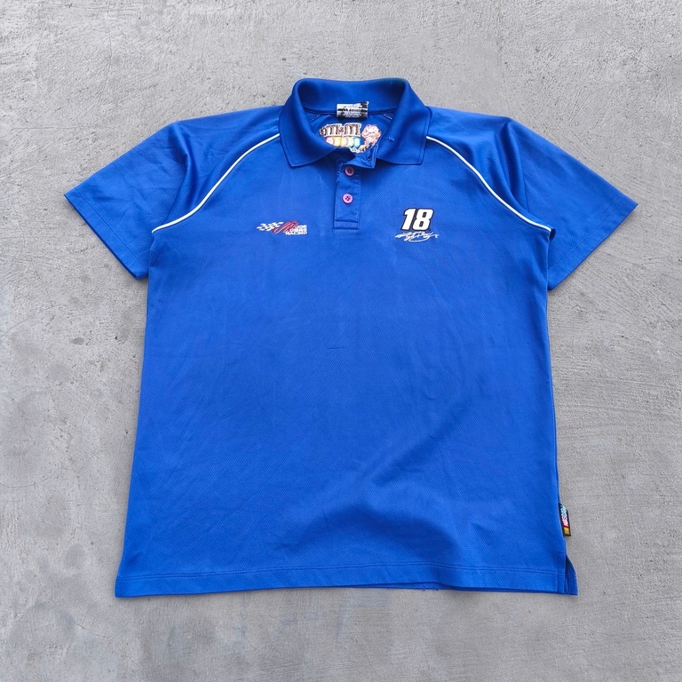 Polo Shirt Baju Kaos Polo Kerah Kaos Murah Kaos Second Kaos Vintage Kaos Polo Nascar M&M