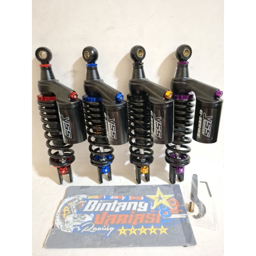 NEW ~SHOCK SHOCKBREAKER COPY YSS MODEL G-PLUS SERIES  SINGLE TABUNG ATAS UK 310MM & 330MM UNIVERSAL 
