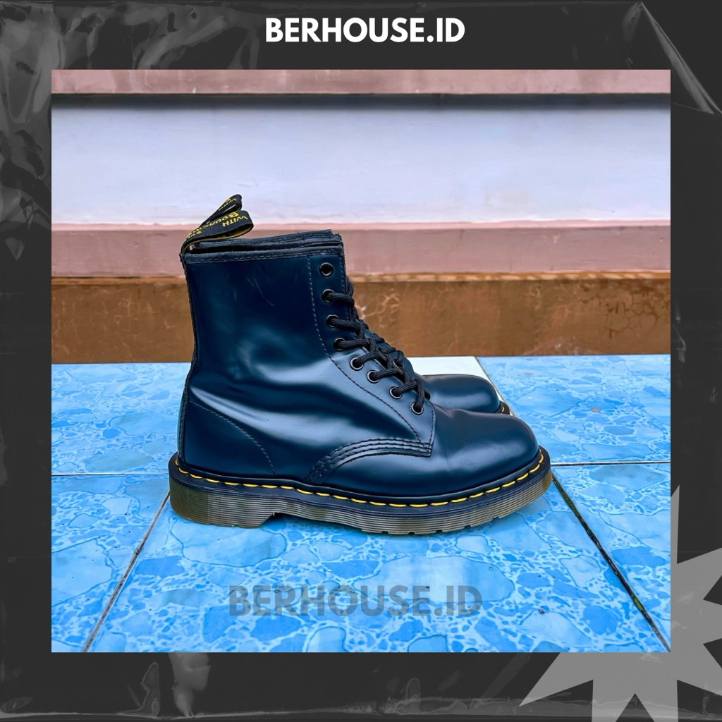 dr martens 1460 navy smooth original