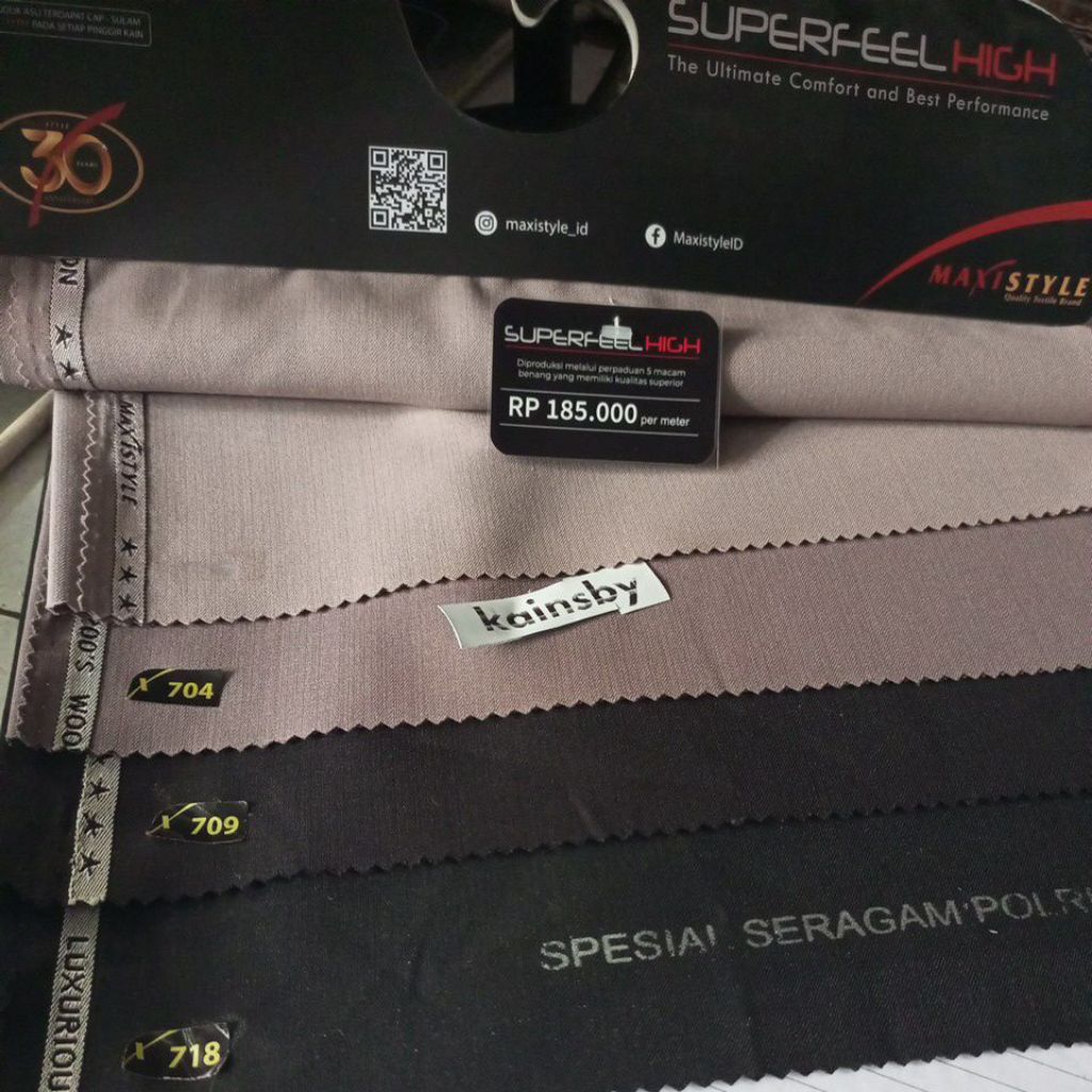 kain seragam polri superfeel high