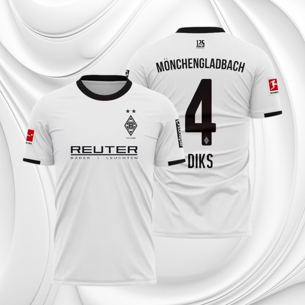 Jersey Borussia Monchengladbach Home 2025 2026 KEVIN DIKS