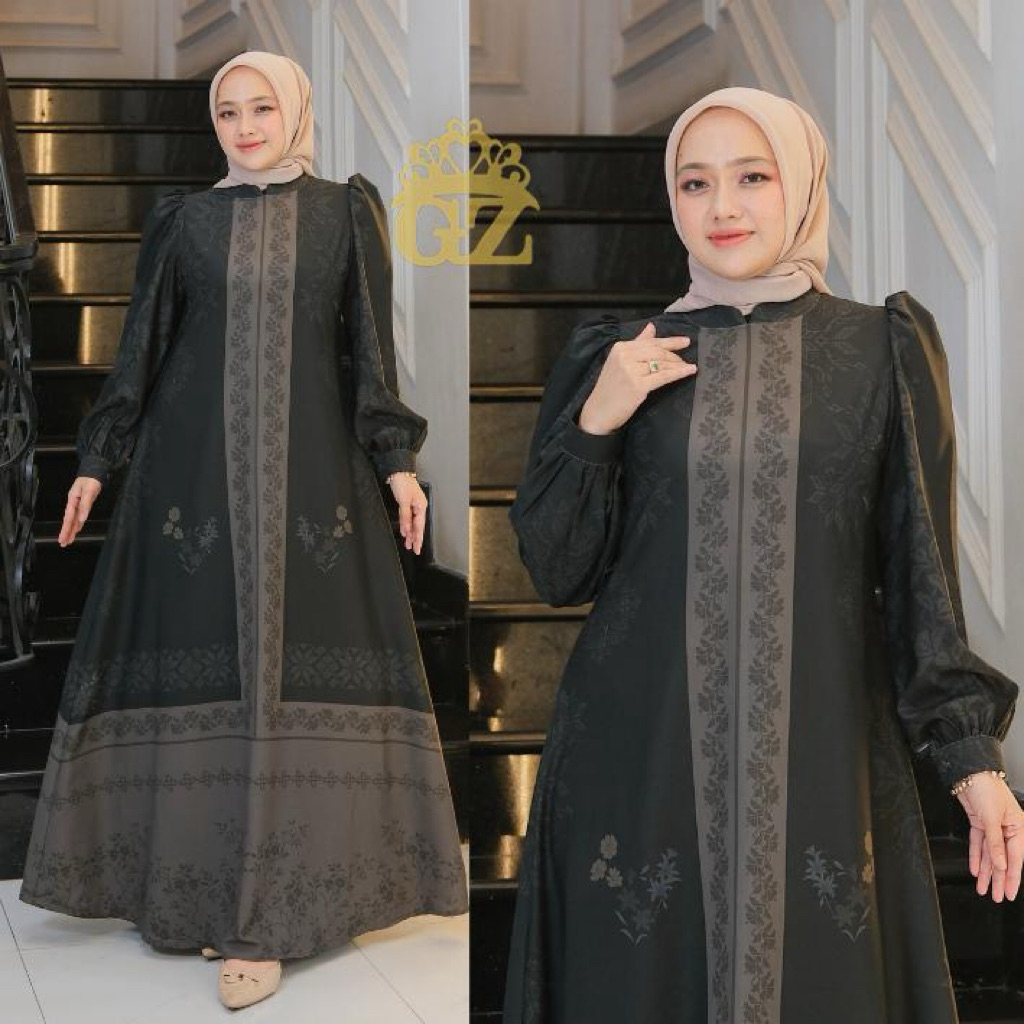 Gwenza - Nazeera Dress Motif - Muslim Wanita