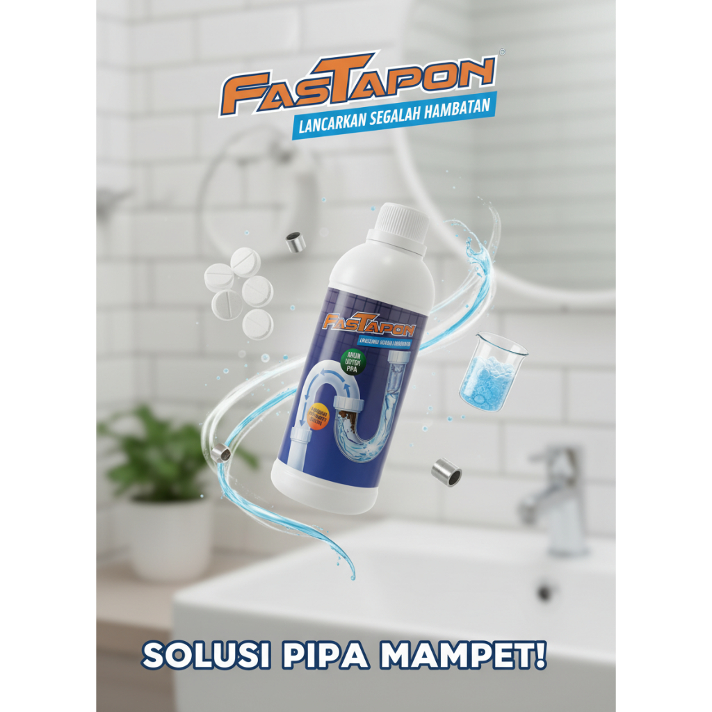 Fastapon Cairan Anti Sumbat WC - Mengatasi Sumbatan dengan Cepat dan Praktis