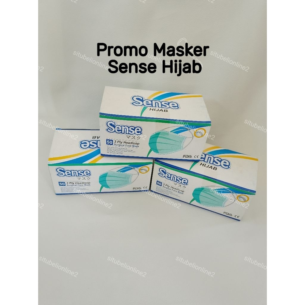 Masker Sense Hijab - Masker Hijab - Masker Sense