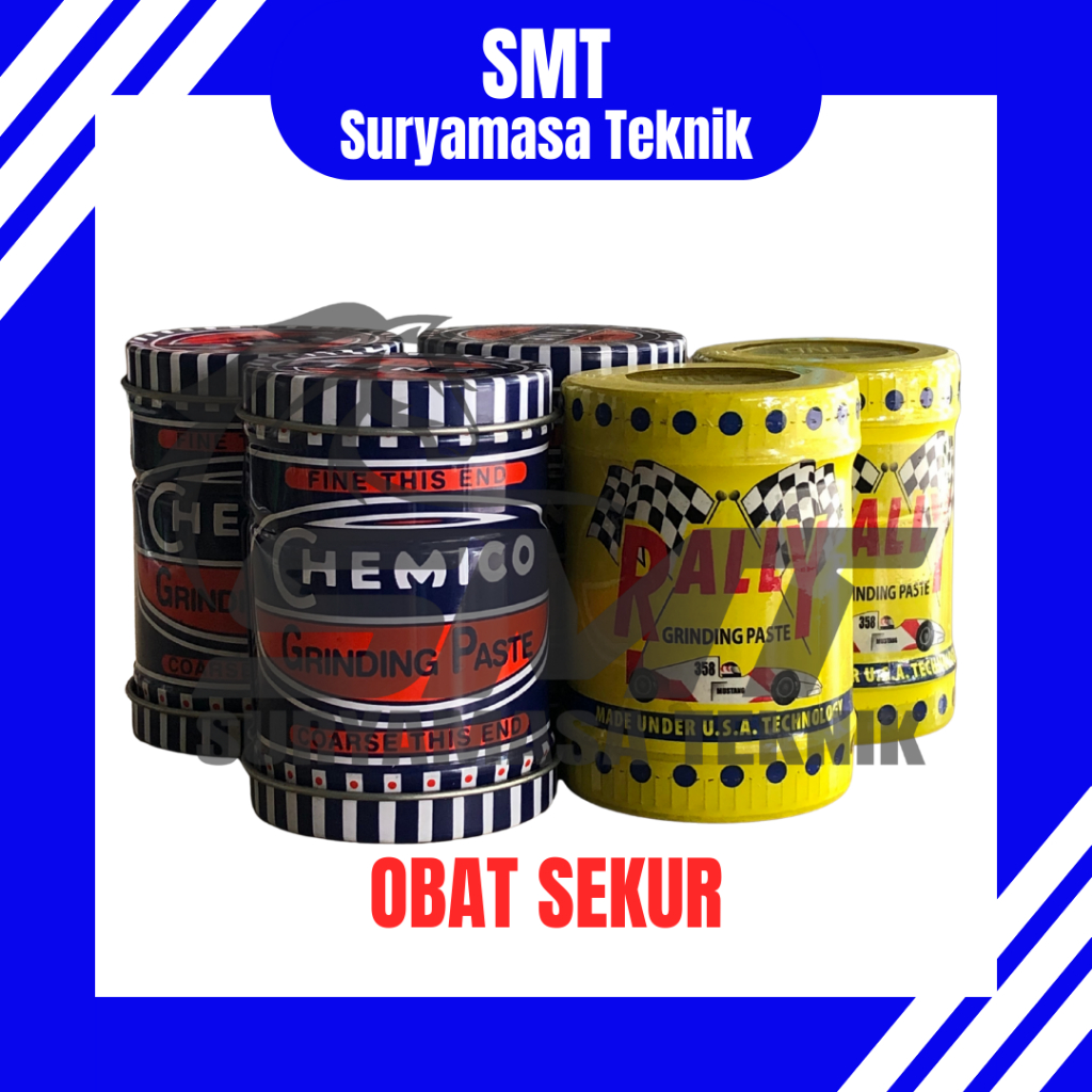 OBAT SEKUR KLEP VALVE GRINDING PASTE - MERK RALLY & CHEMICO