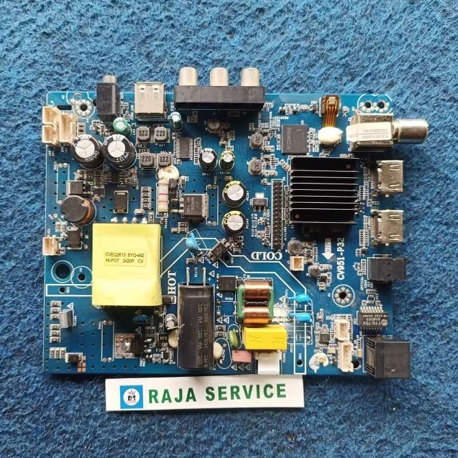 mb tv polytron PLD 24CV1869 mainboard board motherboard mesin