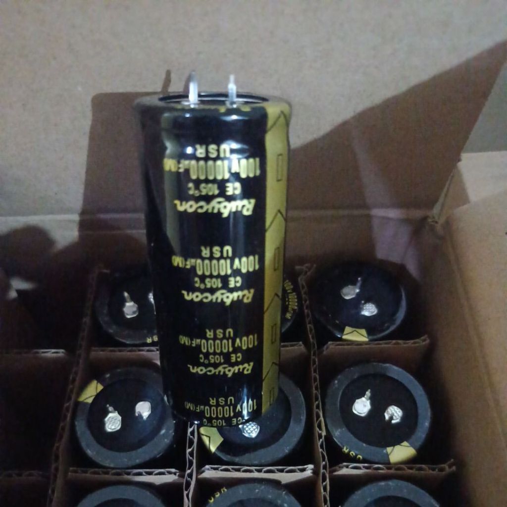 Elco Rubycon 10000 / 100volt Hitam USR