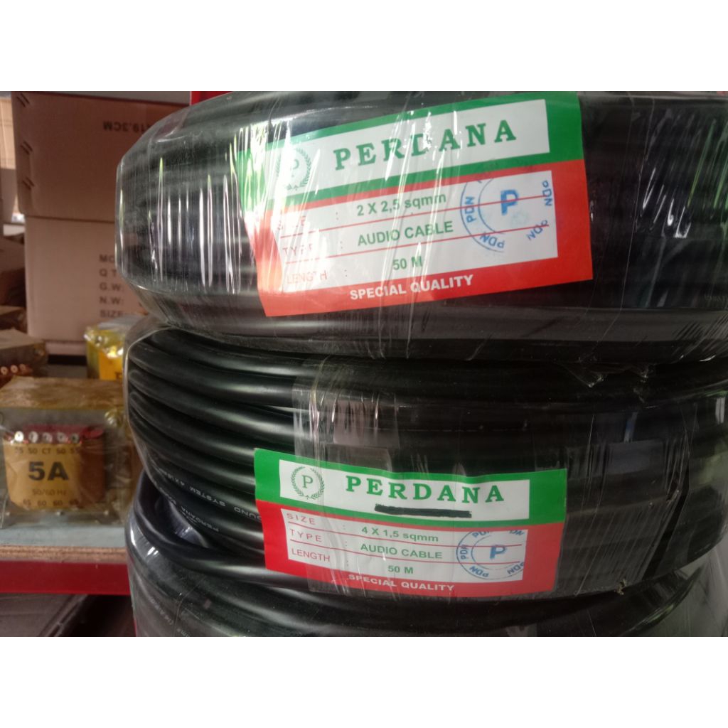 Kabel Serabut perdana 2x2,5 Harga Satu Meter