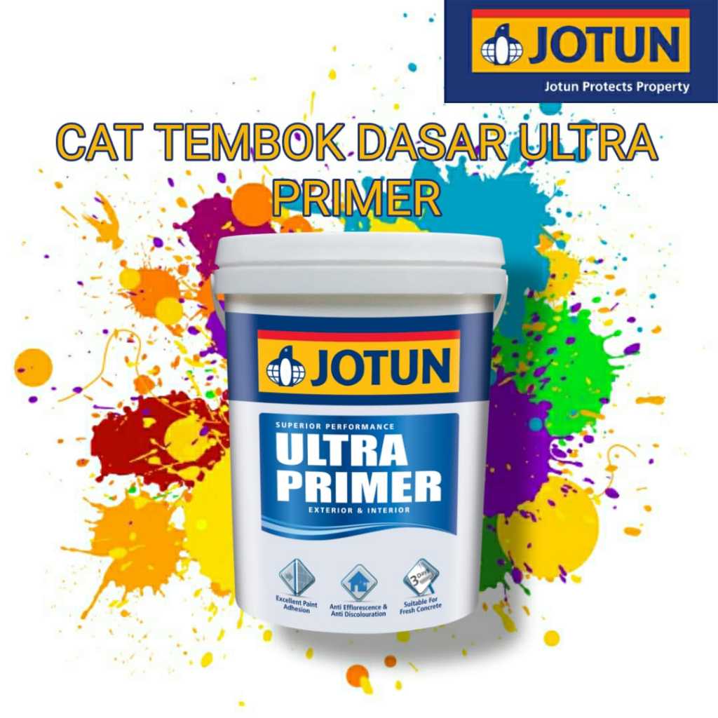 CAT TEMBOK DASAR MERK JOTUN ULTRA PRIMER 2.5 LITER / CAT DASAR TEMBOK ULTRA PRIMER JOTUN 2,5 L