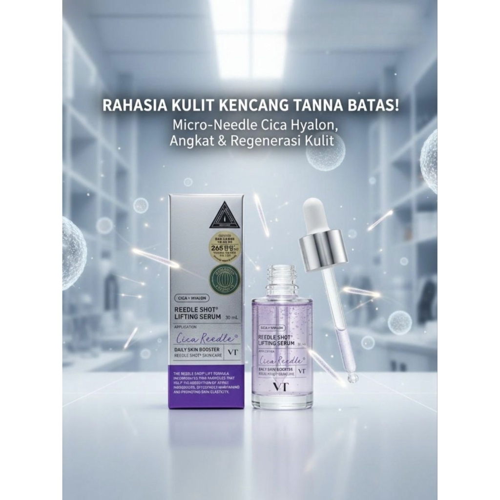 VT Reedle Shot Lifting Serum - Botox Daily Skin Booster Kencang & Glowing - Handcarry Korea