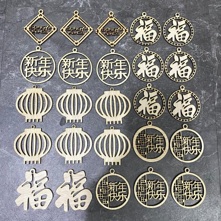 Hang Tag Kayu Gantungan Hampers Parcel IMLEK | BISA CUSTOM