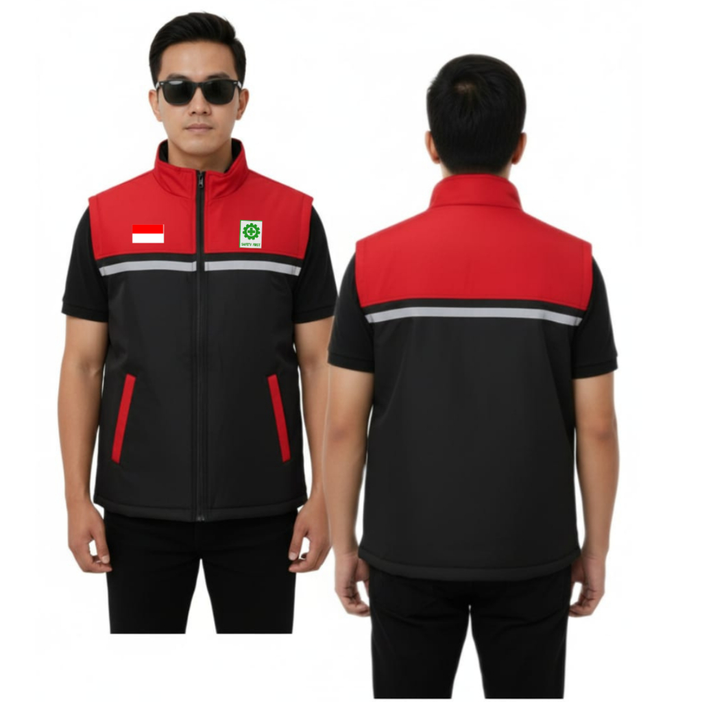 Diskon Rompi Vest Outdoor Scotlight K3 Safety First Original Rompi Vest Parasut Zipper K3 Keselamata