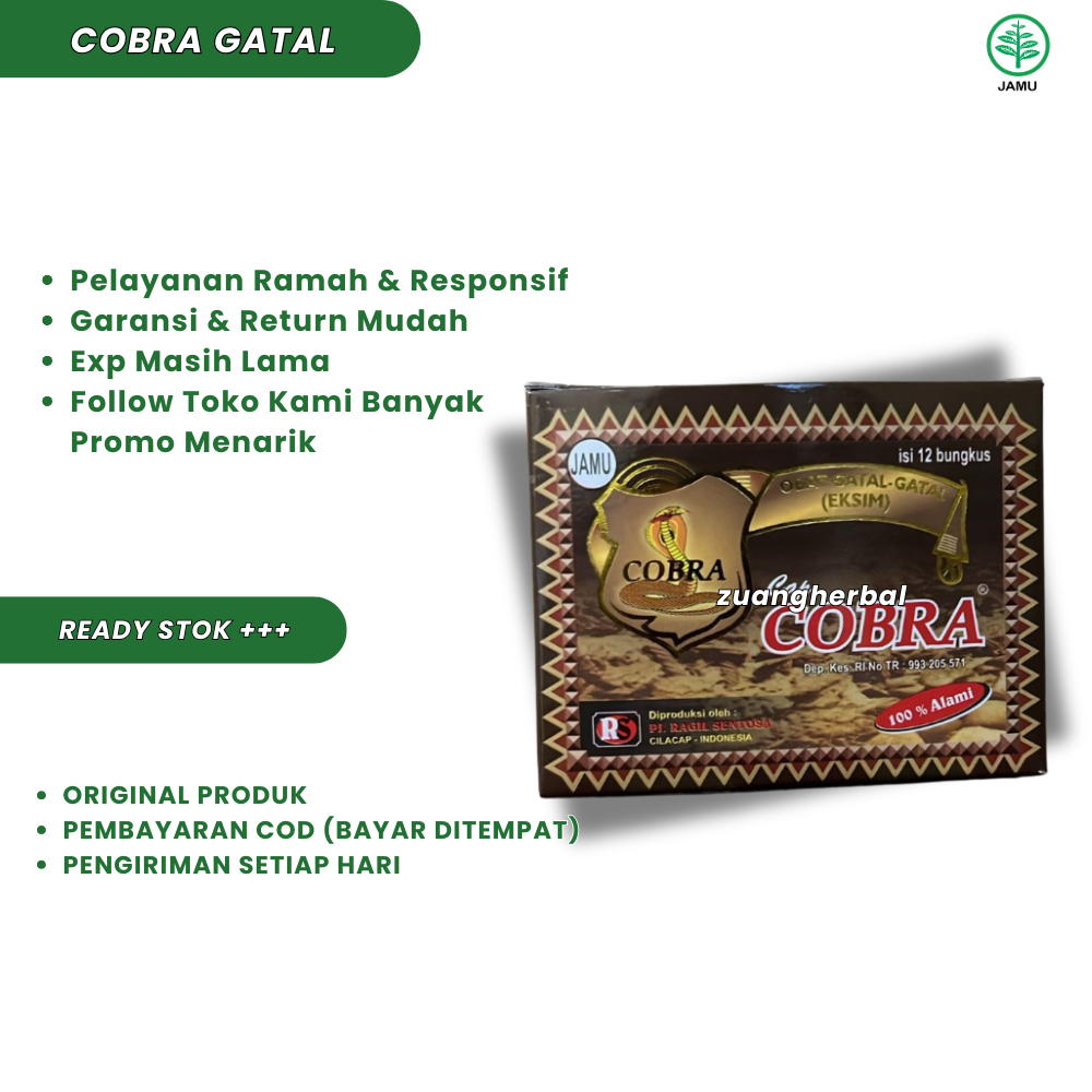 Jamu Serbuk Cobra Gatal Original