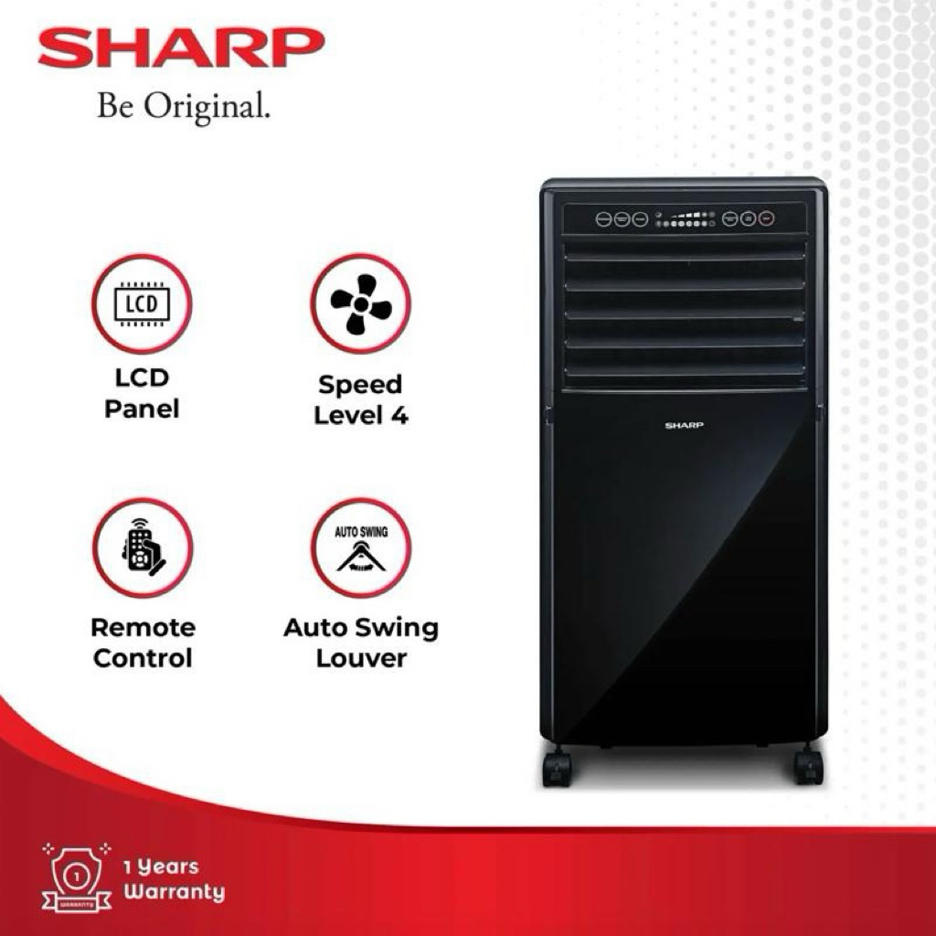 AIR COOLER SHARP PJ77TY - SHARP AIR COOLER PJ 77TY - PENDINGIN UDARA SHARP 77TY - KIPAS AC PORTABLE 