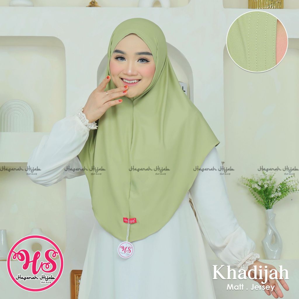 HIJAB HASANAH KHADIJAH//HIJAB INSTAN DEWASA//HIJAB INSTAN