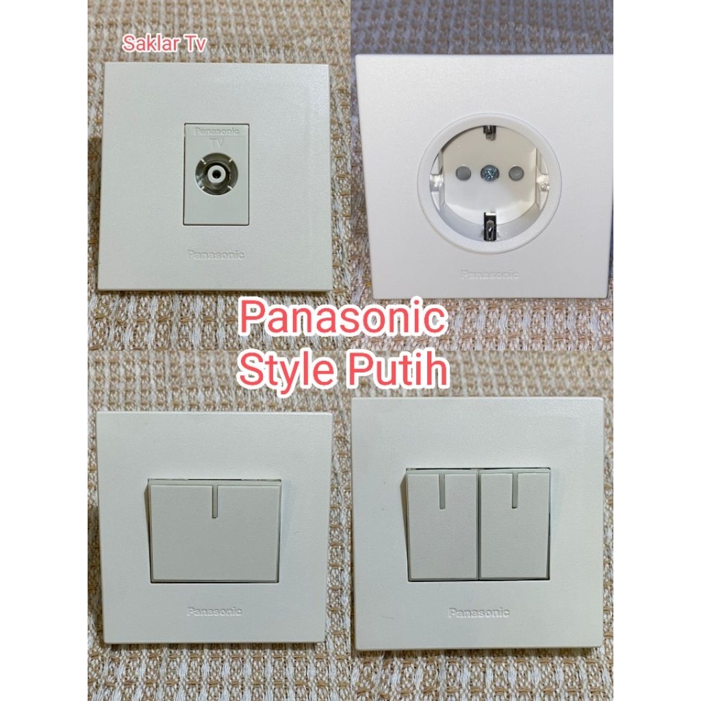 Saklar Panasonic Style Warna Putih