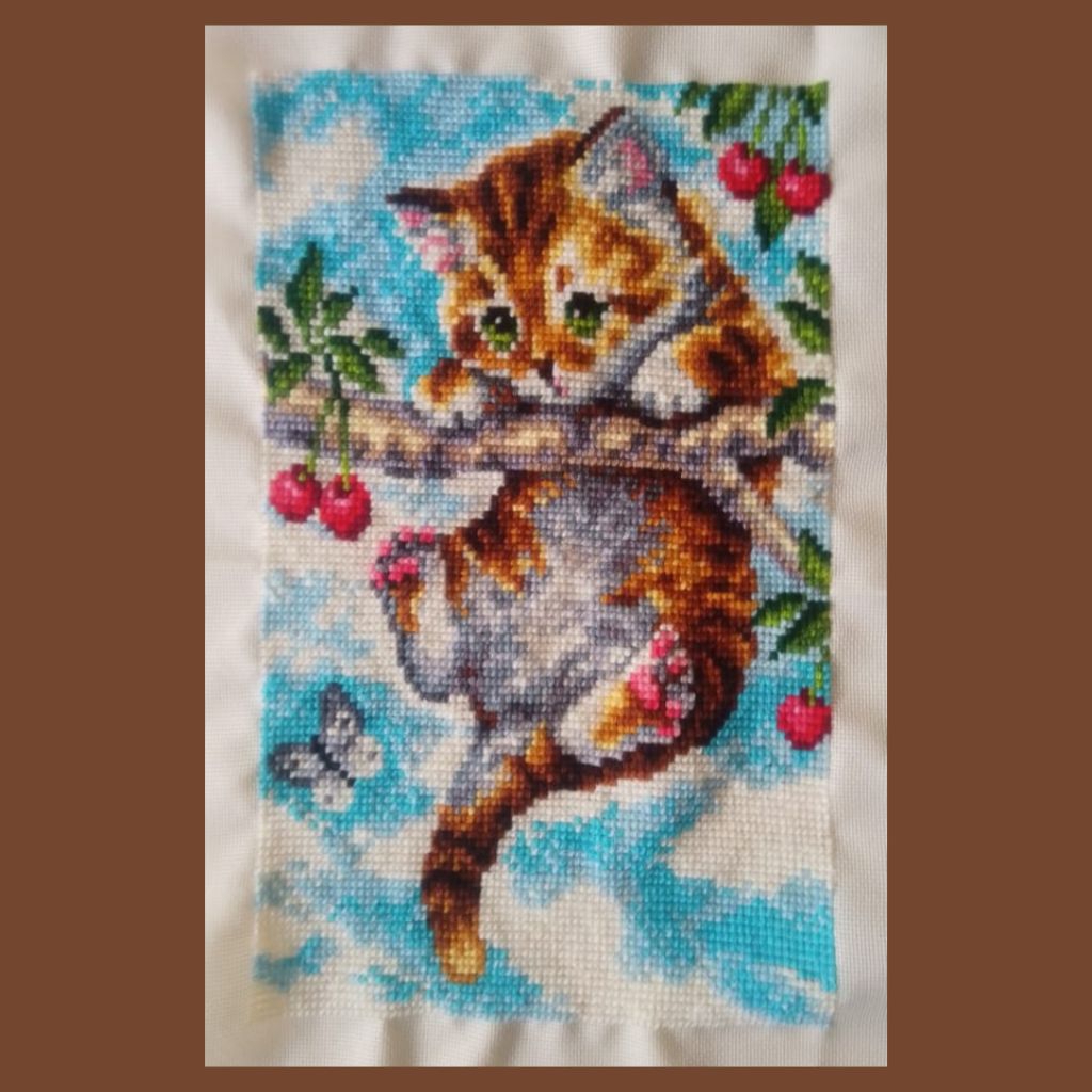 Hiasan kristik sudah jadi