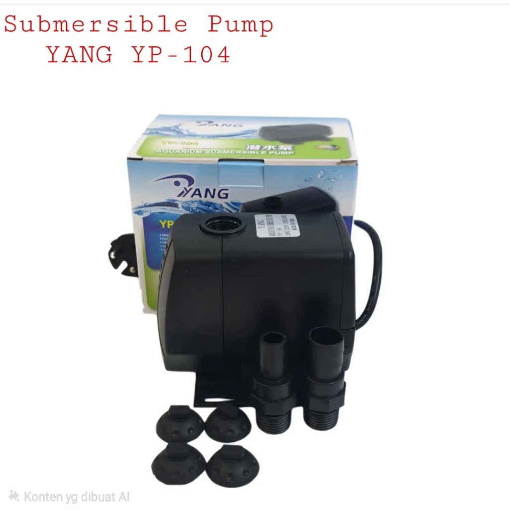 YANG YP 104 Submersible  Power Shop  Pump / Pompa Air Celup Aquarium YP104