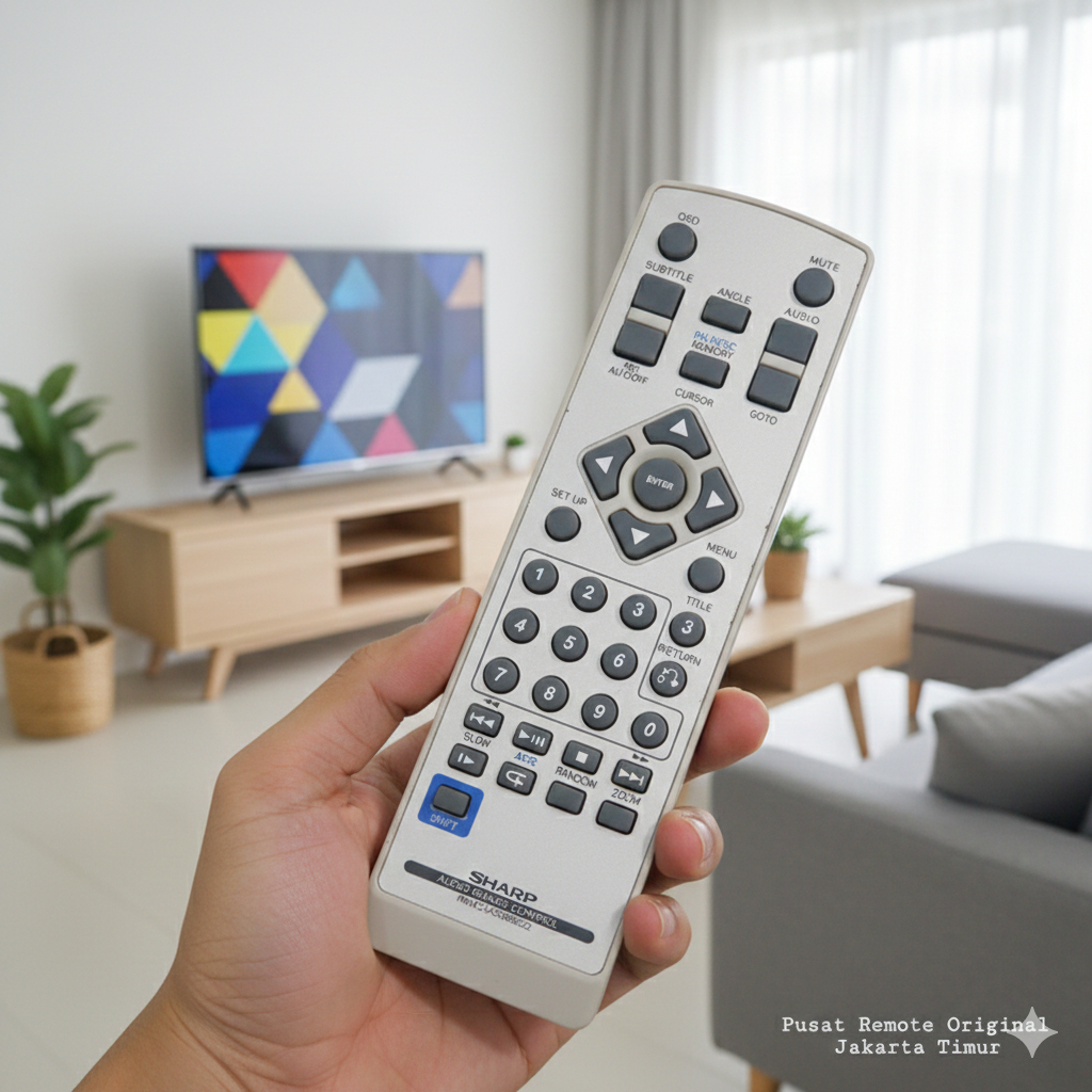 REMOTE REMOT DVD AUDIO SHARP RRMCGA006BGZZ ORIGINAL