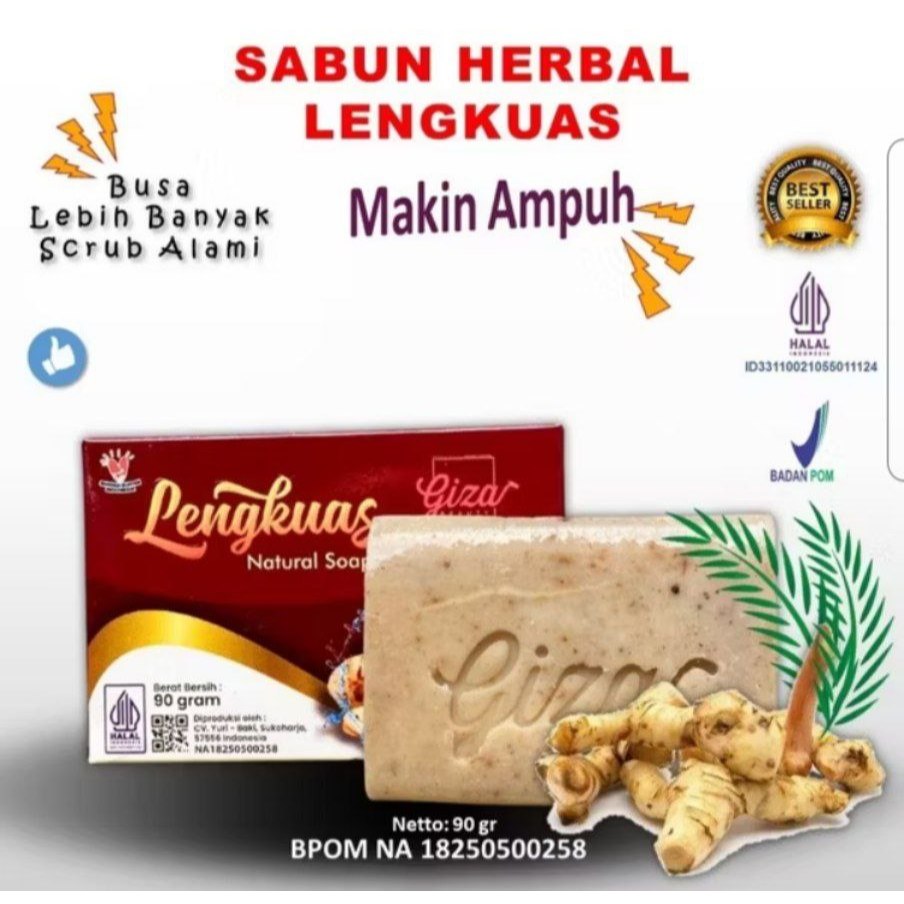 Sabun Herbal Lengkuas GIZA BHM