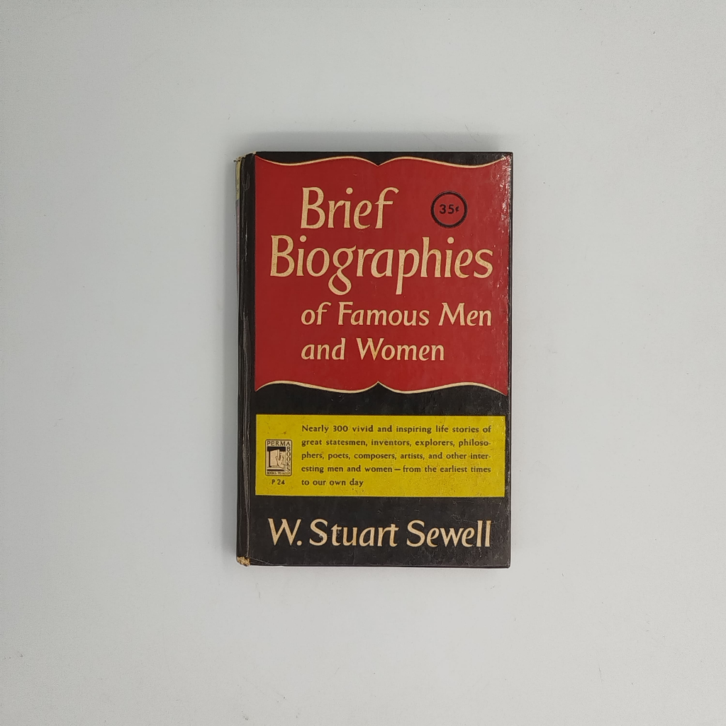 Brief Biographies of Famous Men and Women – Second Hand Book