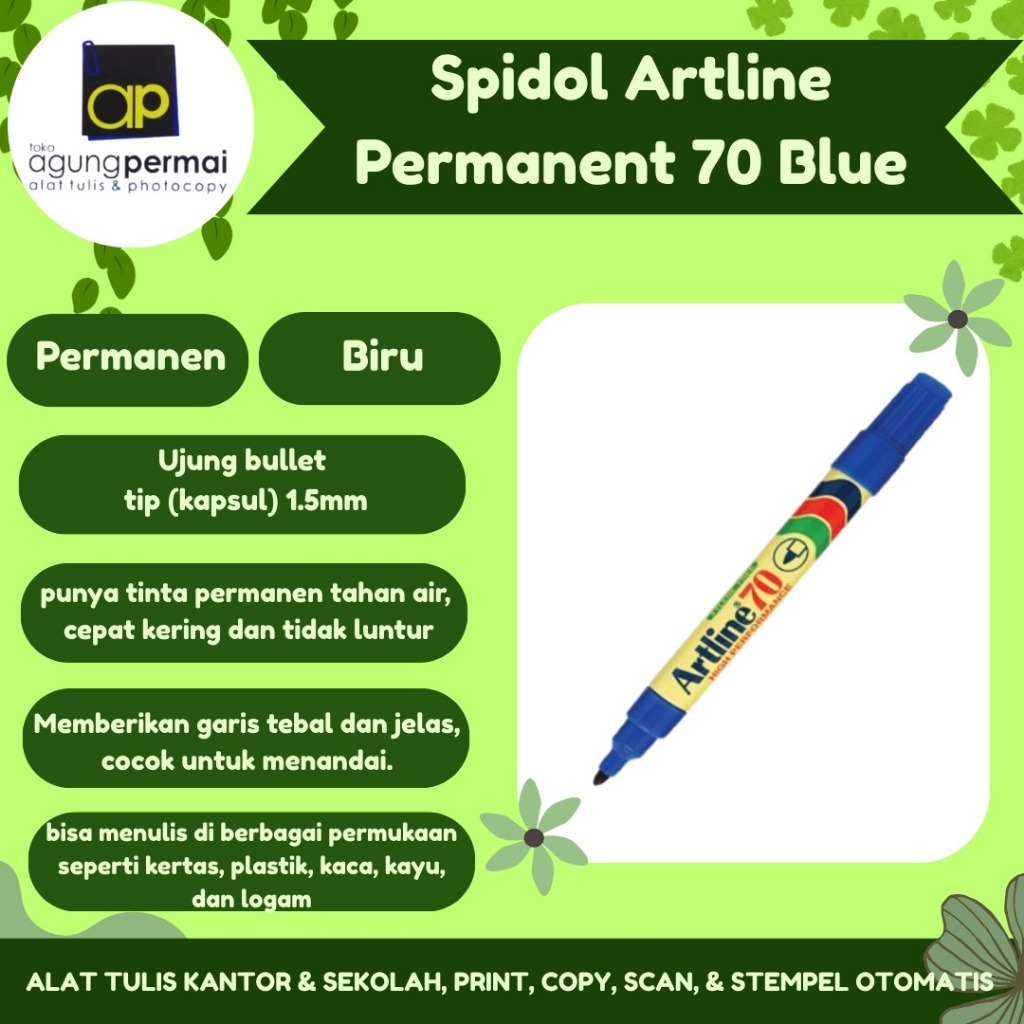 Spidol Artline 70 Permanent